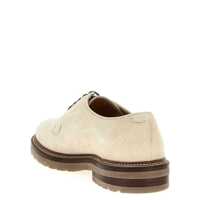 Pantofi eleganti Brunello Cucinelli pentru Barbati - Pantofi eleganti Brunello Cucinelli Brunello Cucinelli Suede Derby Beige Barbati (BM 17656914) - B-mall.ro