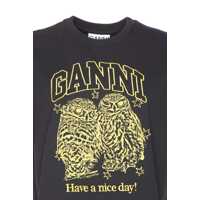 Topuri Ganni Dama - Topuri Ganni Ganni T-Shirts And Polos GREY Femei (BM 17657562) - B-mall.ro