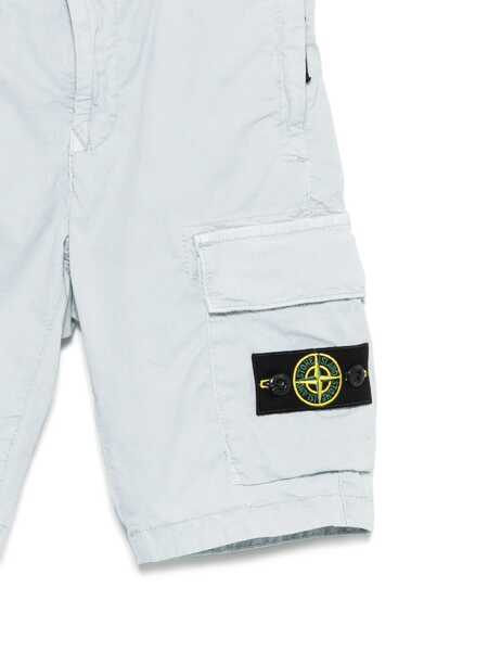 Pantaloni scurti Stone Island REGULAR SHORTS Light Blue Baieti (BM 17658093) 3