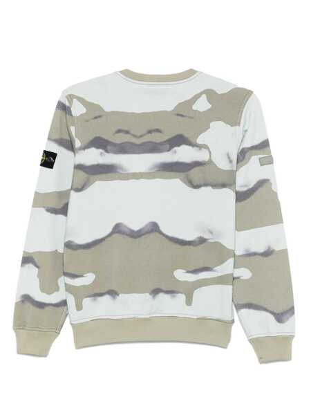 Bluze de trening Stone Island REVERSIBLE SWEATSHIRT Green Baieti (BM 17658099) 2