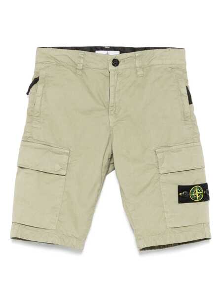 Pantaloni scurti Stone Island REGULAR SHORTS Brown Baieti (BM 17658105) 1