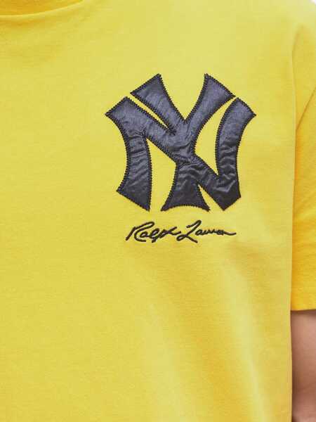 Tricouri Polo Ralph Lauren Yenkees Polo Ralph Lauren T-shirt Yellow Barbati (BM 17658207) 4