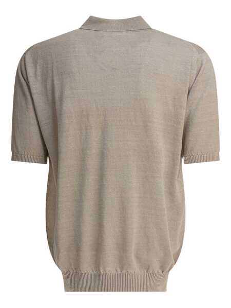 Tricouri Polo Beams Plus Hemp polo shirt Grey Barbati (BM 17658291) 2