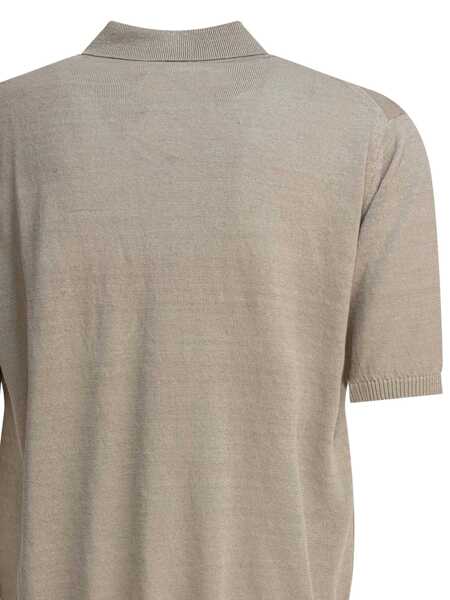 Tricouri Polo Beams Plus Hemp polo shirt Grey Barbati (BM 17658291) 3