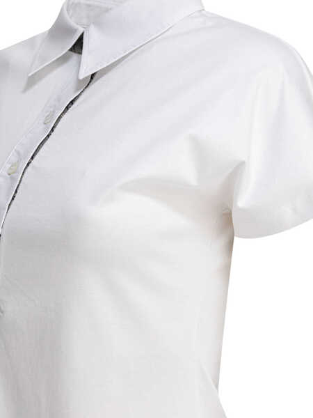 Tricouri Polo Herno Cotton polo shirt White Femei (BM 17658459) 4