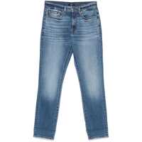 Blugi drepti 7 FOR ALL MANKIND DENIM JSDT44A0GV MID BLUE Femei