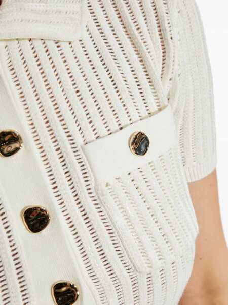 Rochii casual Self-Portrait Mini Crochet Dress With Sequins IVORY Femei (BM 17658940) 5