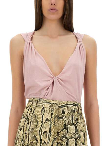 Bluze Dries Van Noten Jersey Top PINK Femei (BM 17658961) 4