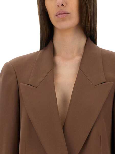 Sacouri Dries Van Noten Wool Blazer BROWN Femei (BM 17658982) 4