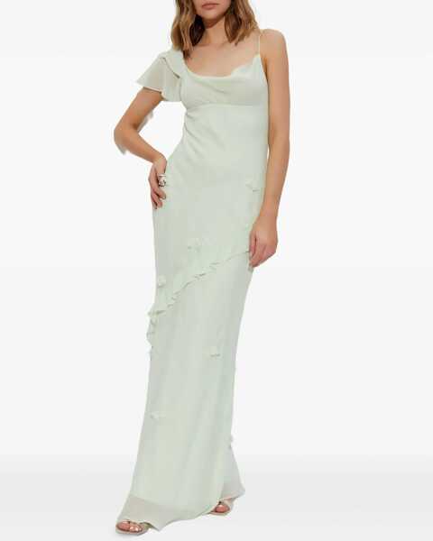 Rochii casual Self-Portrait Long Dress With Floral Appliqus GREEN Femei (BM 17658997) 2