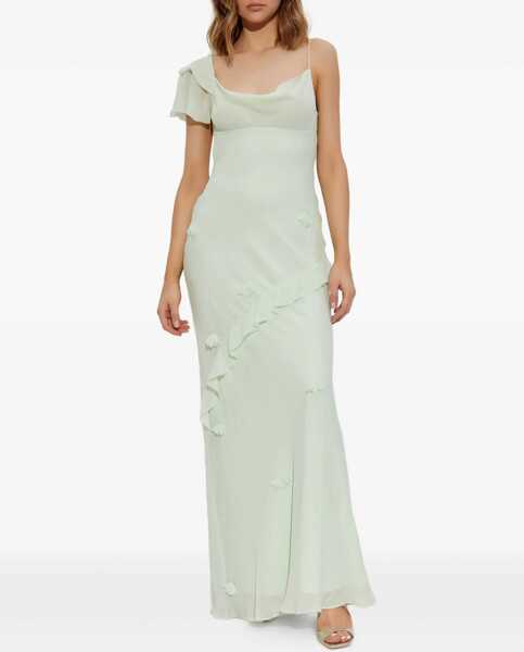 Rochii casual Self-Portrait Long Dress With Floral Appliqus GREEN Femei (BM 17658997) 3