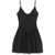 STAUD Mini Dress "Dena" BLACK