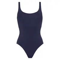 Costume de baie 'Asia' Blue Swimsuit With Scoop Neck And Striped Detail In Tech Fabric Stretch Woman Femei