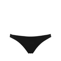 Costume de baie 'Fripon' Black Bikini Bottoms With Low Waist In Tech Fabric Stretch Woman Femei