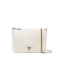 Genti mini Pinko White 'Flat Classic' Bag With Shoulder Strap Femei