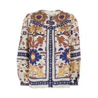 Bluze 'Verone' Multicolor Blouse With Concealed Button Closure And All-Over Print In Viscose Woman Femei