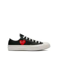 Sneakers Comme Des Garçons Play Cotton Sneakers In Black Femei