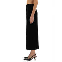 Imbracaminte Michael Kors Dama - Fuste Michael Kors Michael Kors Textured Crepe Maxi Skirt Black Femei (BM 17659881) - B-mall.ro