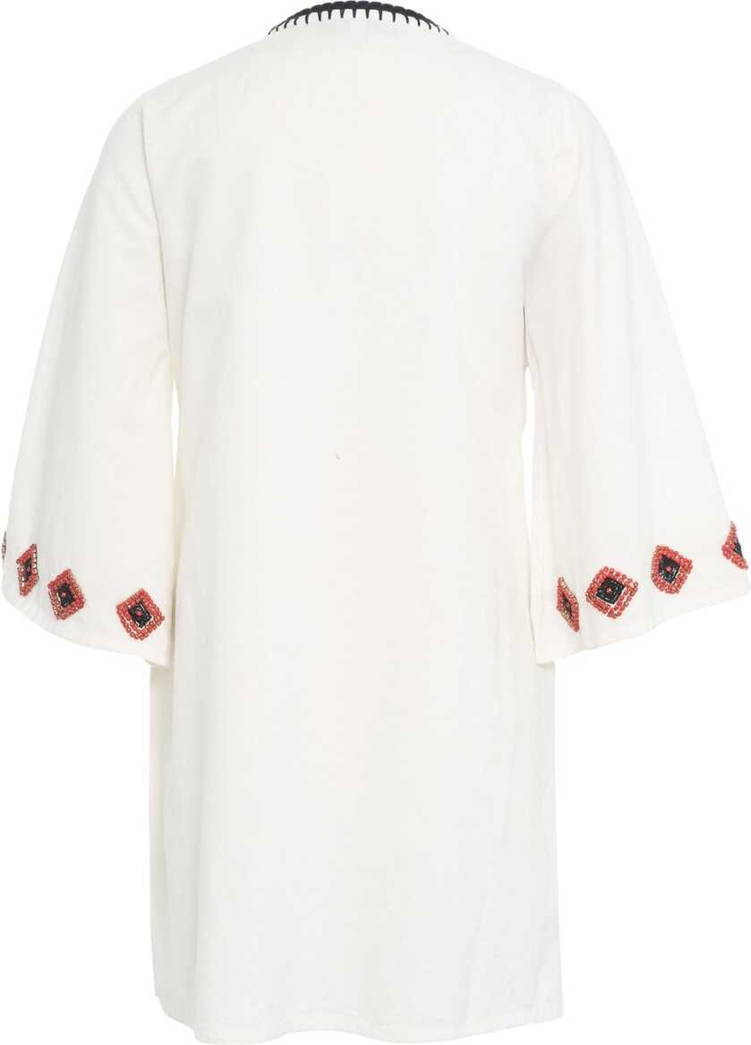 Rochii scurte Connor & Blake Short Tunic dress Gaia White Femei (BM 17660521) 3