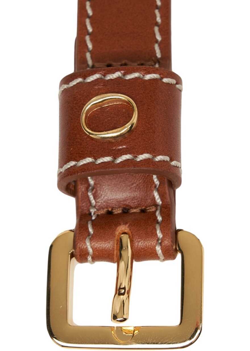 Curele Orciani Learher belt Brown Femei (BM 17660530) 4