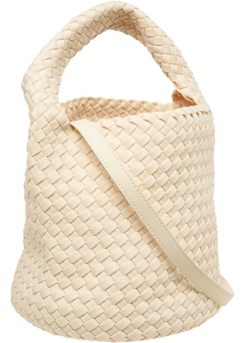 Genti de mana Marrea Basket bag in neoprene Beige Femei (BM 17660557) 3