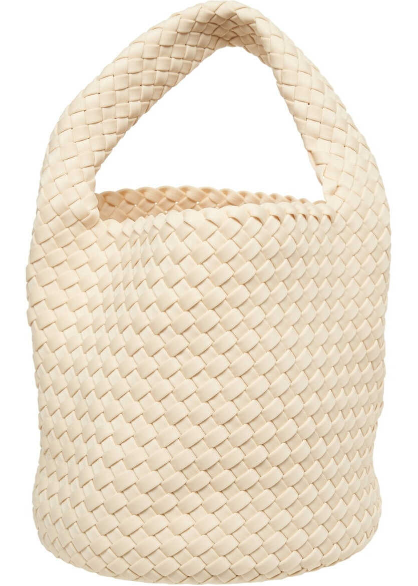 Genti de mana Marrea Basket bag in neoprene Beige Femei (BM 17660557) 4