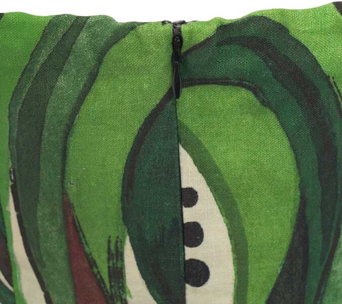 Tricouri Farmrio Off-shoulder top with fringes Green Femei (BM 17660575) 5