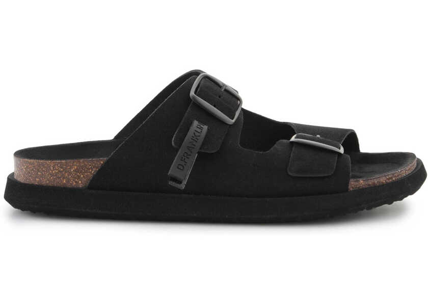 Saboti D.Franklin Vibe Sandals Buckle Black Black Barbati (BM 17660662) 6