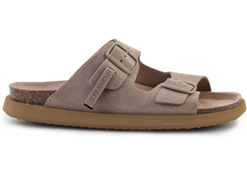 Saboti D.Franklin Vibe Sandals Buckle Taupe Beige Barbati (BM 17660665) 6