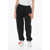 Kenzo Brushed Cotton Sweatpants With Cuffs Black