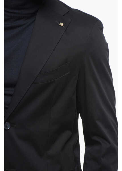 Sacouri CORNELIANI Cc Collection Unlined Relight Blazer Black Barbati (BM 17660704) 3