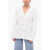 Vince Long Sleeved Pleated Shirt White