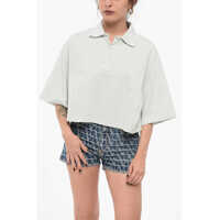 Tricouri Polo Piquet Cotton Cropped Fit Polo Femei