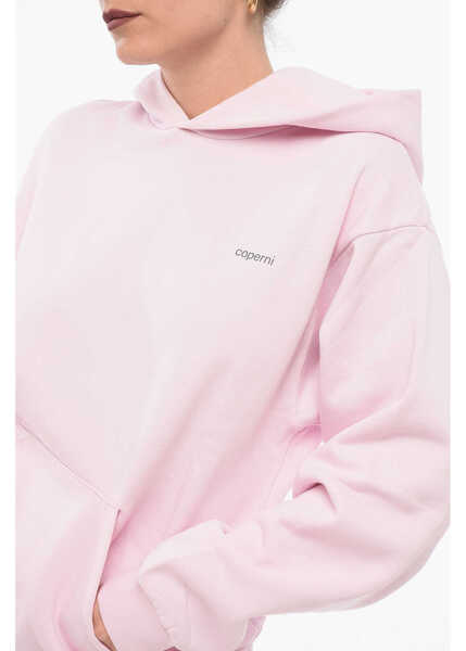 Bluze de trening COPERNI Fleeced Cotton Hoodie With Cangaroo Pocket Pink Femei (BM 17660785) 3