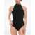 Ala&iuml;a Jacquard Croco Bodysuit Black