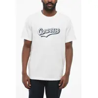 Tricouri Converse Solid Color Crew-Neck T-Shirt With Contrasting Logo