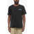 Converse Maxi Logo Printed Standard Fit Crew-Neck T-Shirt Black