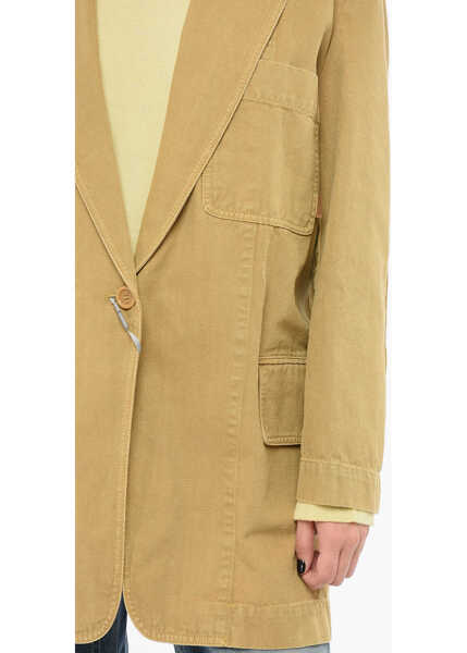 Sacouri elegante Max Mara Sfilata Canvas Jacket Dizzy Yellow Femei (BM 17661064) 3
