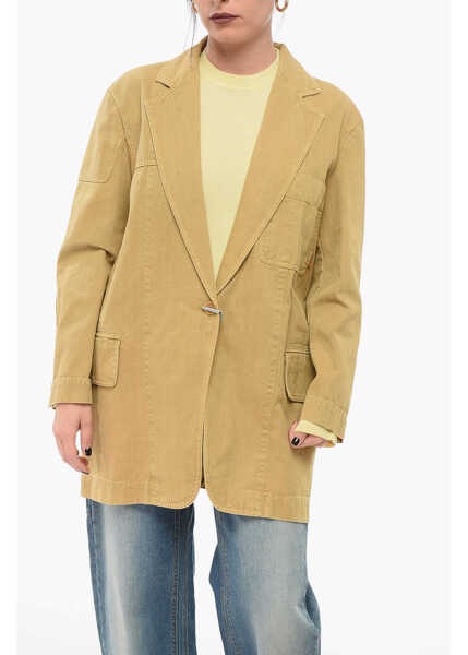 Sacouri elegante Max Mara Sfilata Canvas Jacket Dizzy Yellow Femei (BM 17661064) 1
