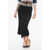 Acne Studios Knit Pencil Skirt With Rope Belt Black