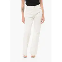 Blugi drepti Acne Studios High-Waisted Bootcut Denims 24Cm