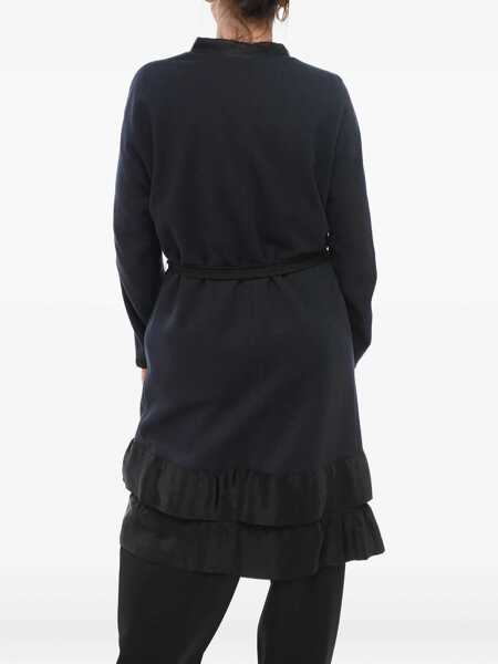 Paltoane Lanvin Hiver 2006 Wool Belted Coat Blue Femei (BM 17661148) 3