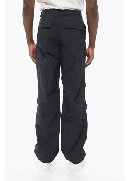 Pantaloni casual Fendi Nylon Cargo Pants With Hidden Closure Blue Barbati (BM 17661277) 2