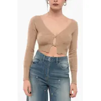 Cardigane Merino Le Alzou Cropped Cardigan Femei