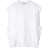 Bluze de trening Brushed Cotton Sleeveless Sweatshirt With Logo Patch Femei