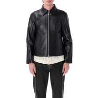 Geci Sunflower Short Leather Jacket Barbati