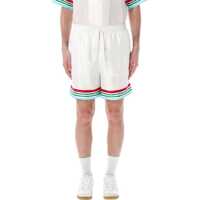 Pantaloni Casablanca Casa Way World Series Silk Shorts Barbati