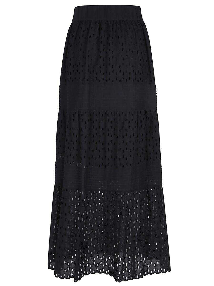 Fuste Patrizia Pepe Patrizia Pepe Skirt Black Femei (BM 17662824) 2