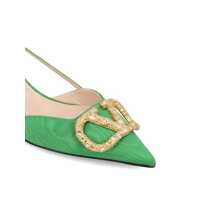 Balerini Valentino Garavani Dama - Balerini Valentino Garavani Valentino Garavani Low Shoes EMERALD/CRYSTAL Femei (BM 17663376) - B-mall.ro