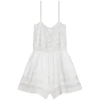 Pantaloni casual Isabel Marant Étoile White Short Jumpsuit Femei